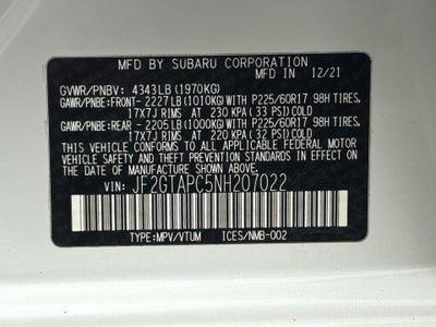 2022 Subaru Crosstrek Premium
