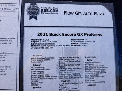 2021 Buick Encore GX Preferred
