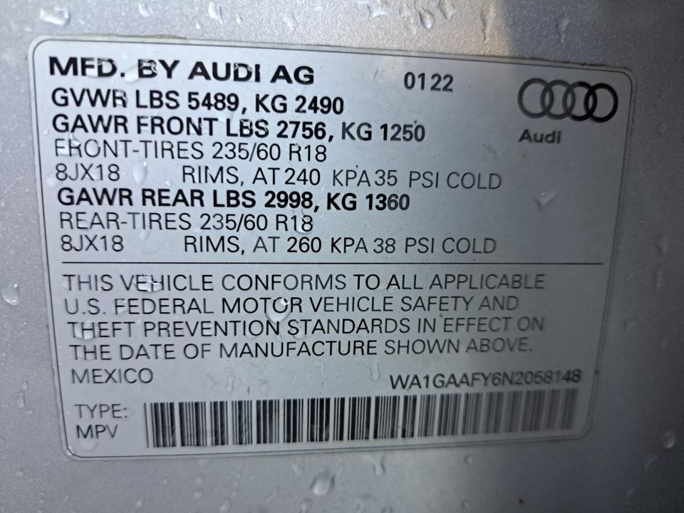 2022 Audi Q5 S line Premium
