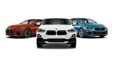 Red, white and blue BMW image icons. at Flow BMW in Winston-Salem NC